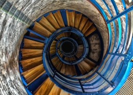 Treppe Flügger Leuchtturm
