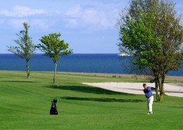 Golfer auf dem Platz