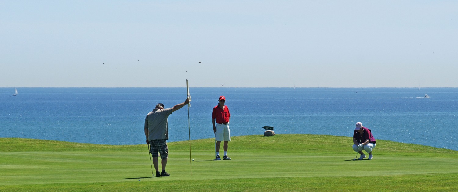 Golfer auf dem Platz