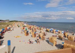 Blick vom Aussichtspunkt am Südstrand