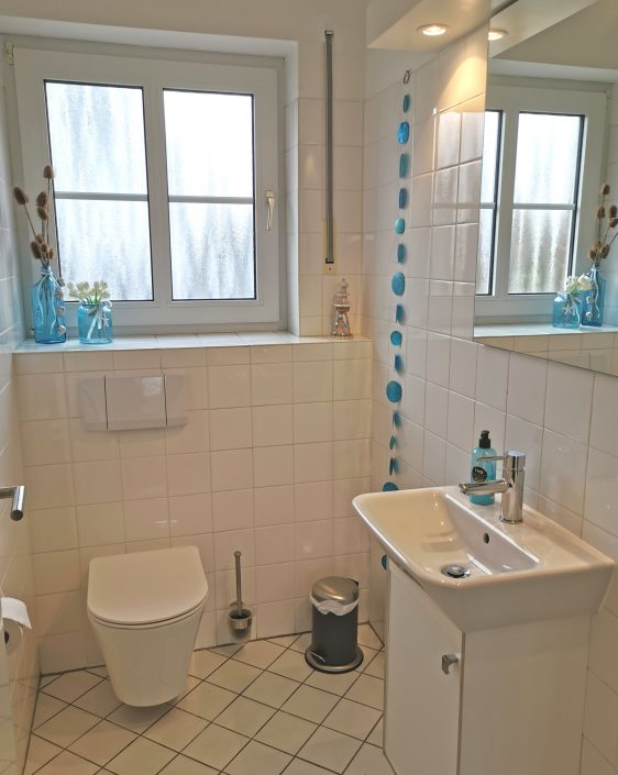 Extra Toilette im Apartment Jasmin