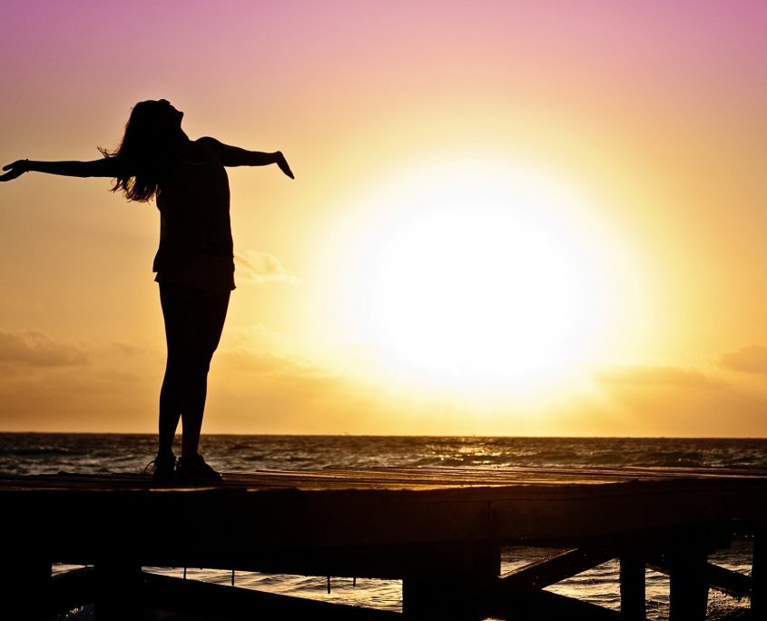 große Freude am Meer